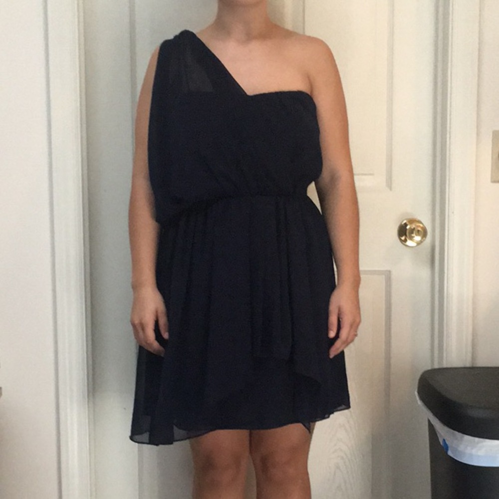Greylin One Shoulder Dress